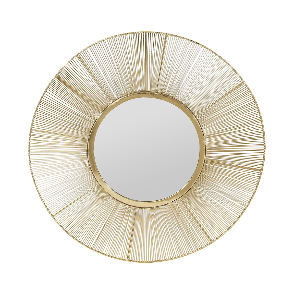 Miroir en métal Adel Doré