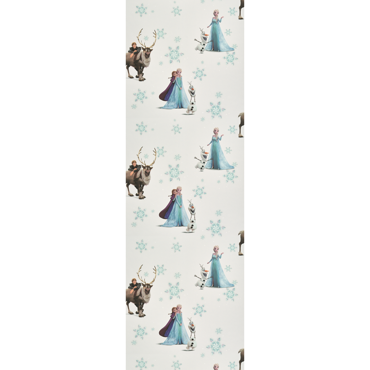 Papier peint intissé La reine des neiges 3 Multicolore