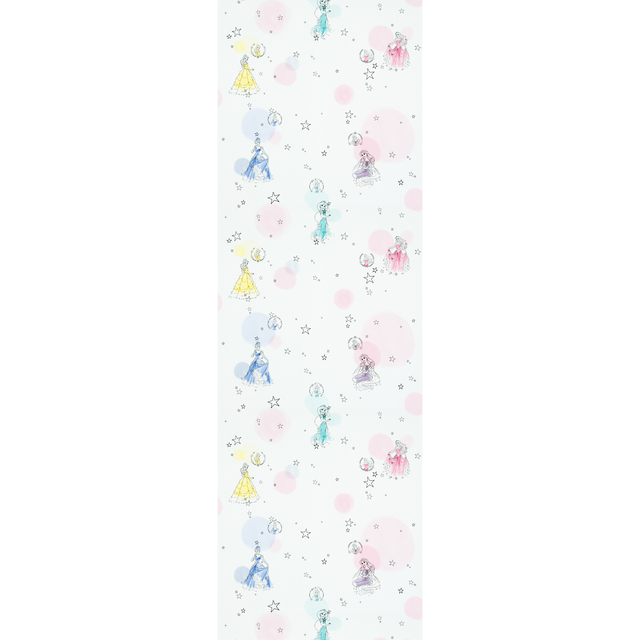 Papier peint intissé DISNEY PRINCESSES coloris multicolore