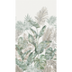 4MURS Papier peint panoramique L Bako Vert feuille Satiné