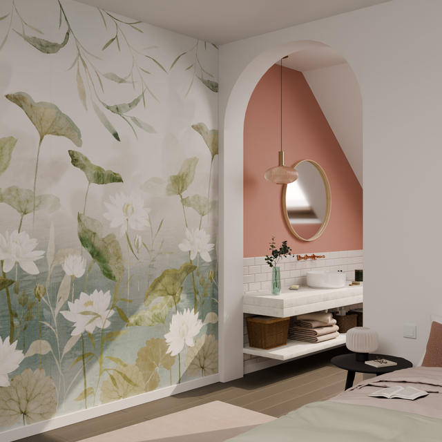 4MURS Papier peint panoramique L NYNFEA 159 x 280 cm