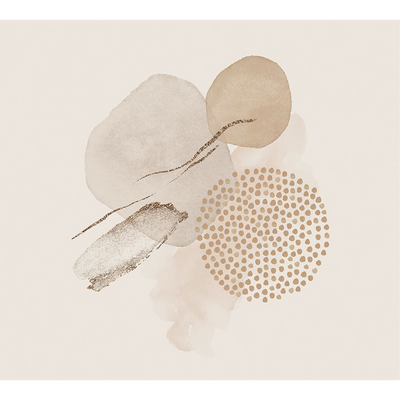 Papier peint panoramique XL Copper mine Beige rosé Brillant