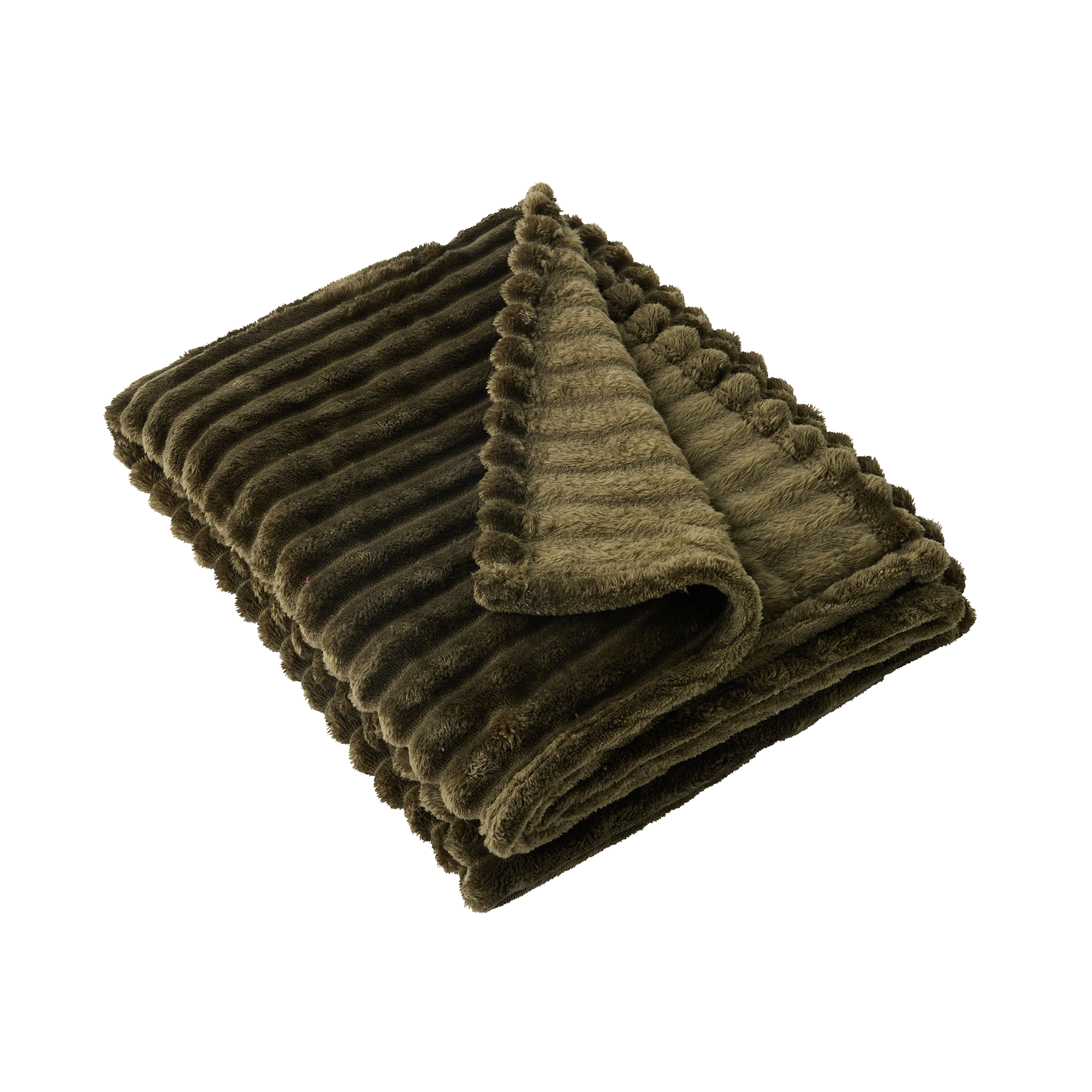 Plaid Tulum Vert kaki