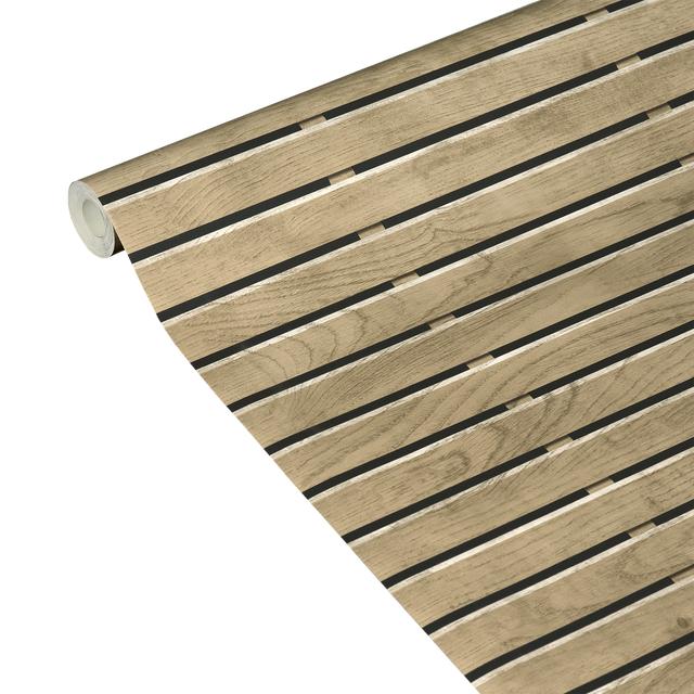 Papier peint PANNEAU BOIS coloris bois clair