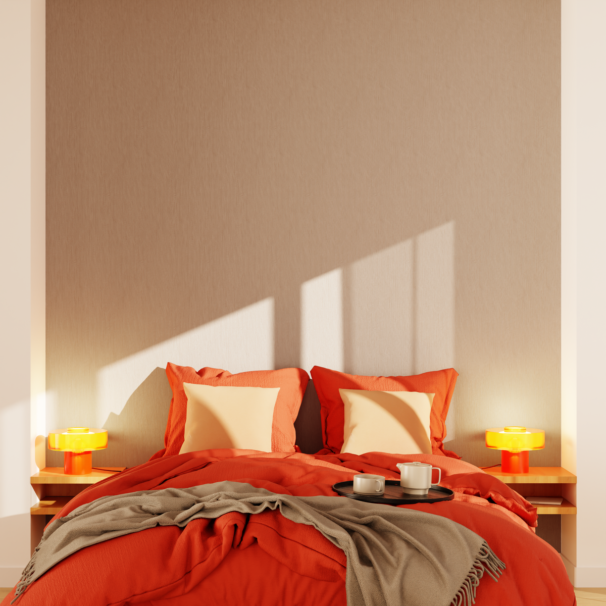 Papier peint Panama Beige sable Lisse