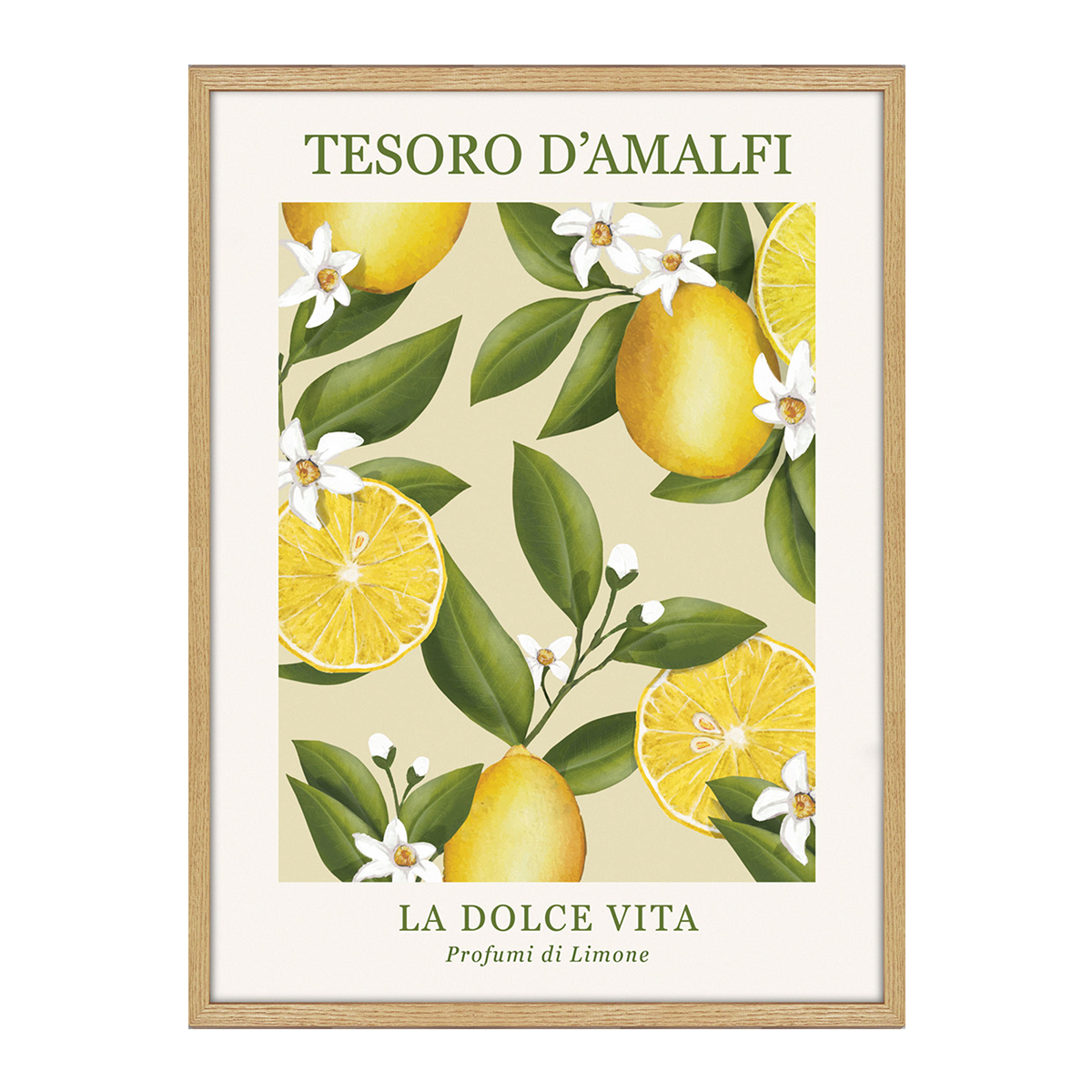 4MURS Tableau Citrons vintage Jaune