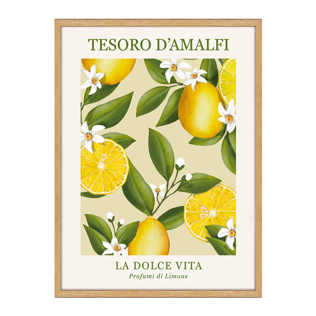 4MURS Tableau CITRONS VINTAGE coloris jaune