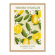 4MURS Tableau Citrons vintage Jaune