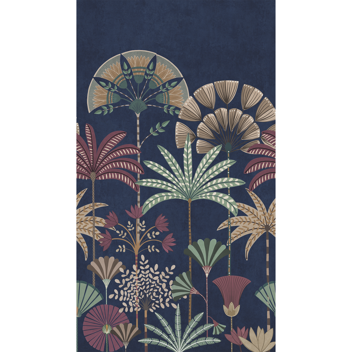 4MURS Papier peint panoramique L Nobelys Bleu nuit Satiné