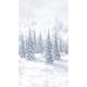 4MURS Papier peint panoramique L Cervinia Bleu glacier Satiné