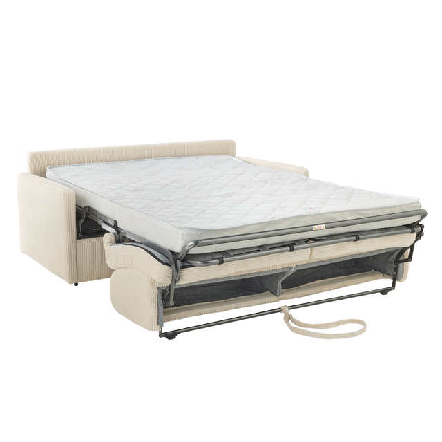 4MURS Canapé convertible Express MOONA ivoire 3 places