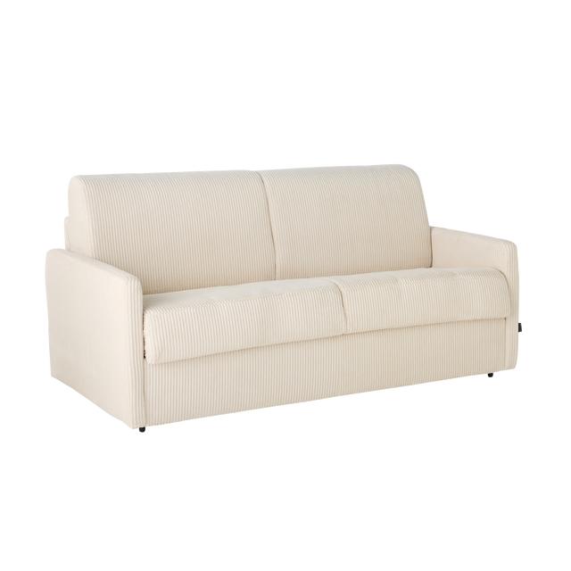 4MURS Canapé convertible Express MOONA ivoire 3 places