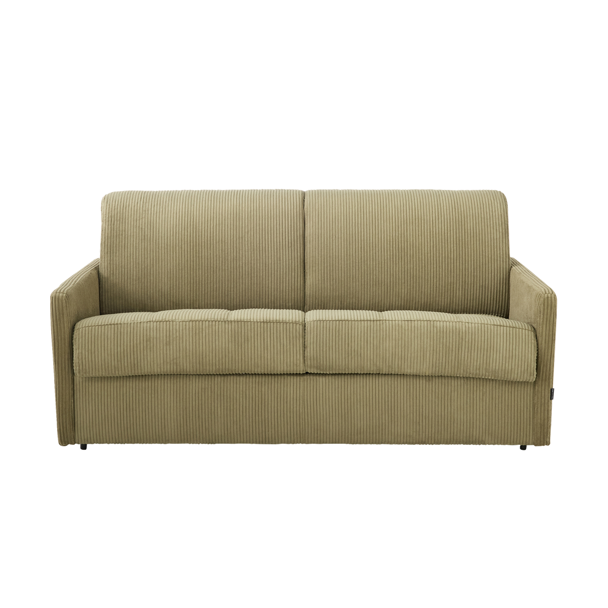 4MURS Canapé convertible Rapido Moona Vert olive 3 places