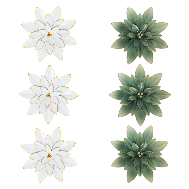 Déco murale métal ALYA coloris blanc