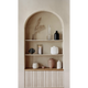 4MURS Papier peint panoramique L Ophelie Beige rosé Satiné