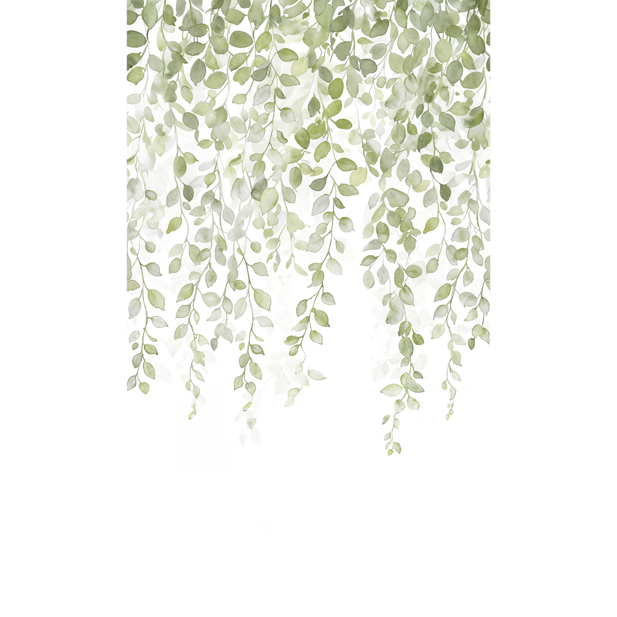 4MURS Papier peint panoramique L Allegra Vert feuille Satiné