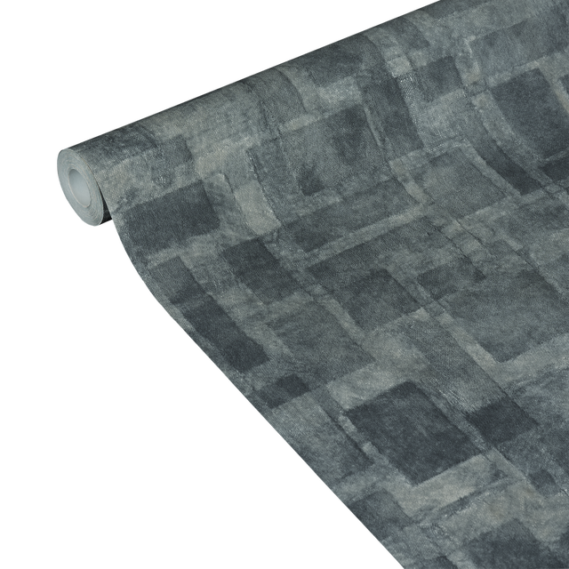 4MURS Papier peint intissé RUDDY coloris bleu grisé