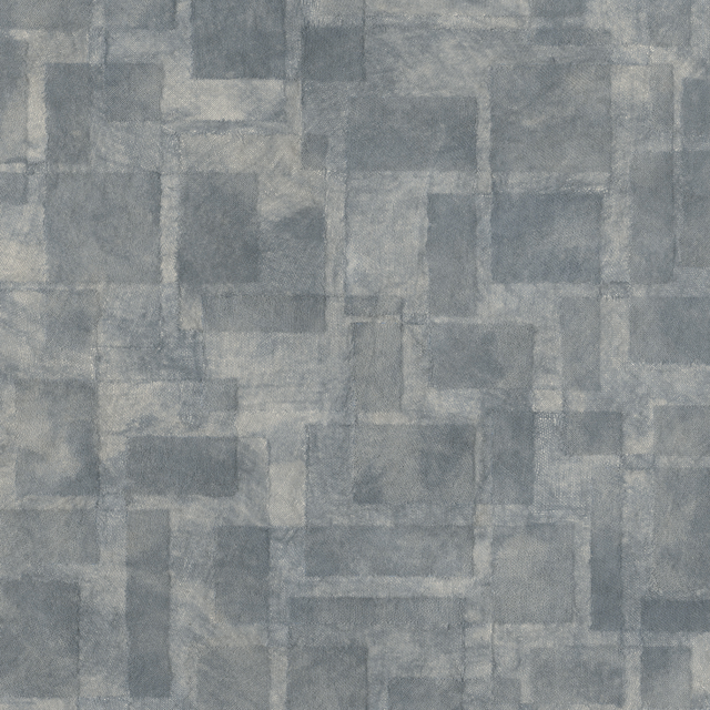 4MURS Papier peint intissé RUDDY coloris bleu grisé