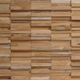 Plaque murale en bois Ultrawood teak vertical Marron
