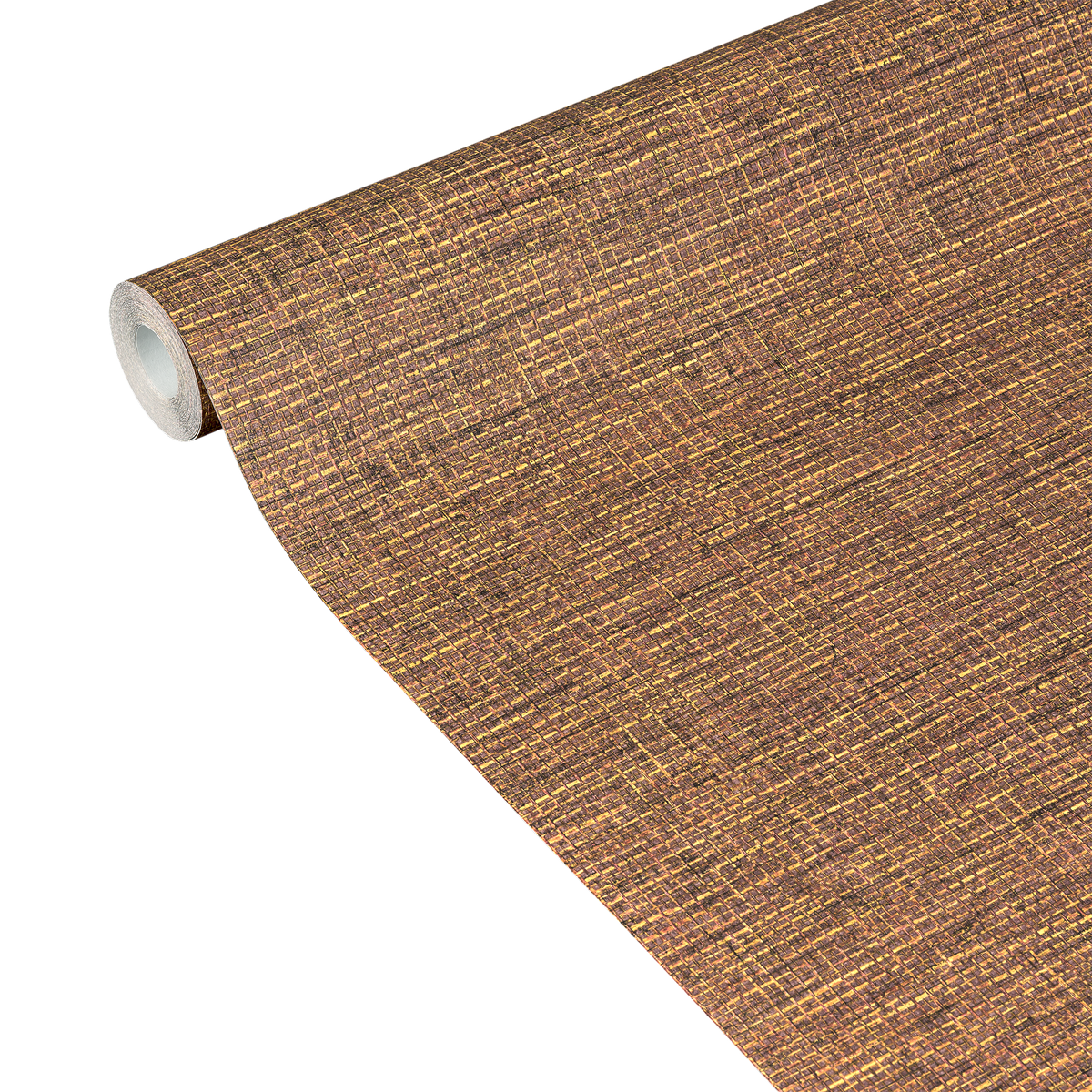 4MURS Papier peint intissé Bakary Orange brûlée