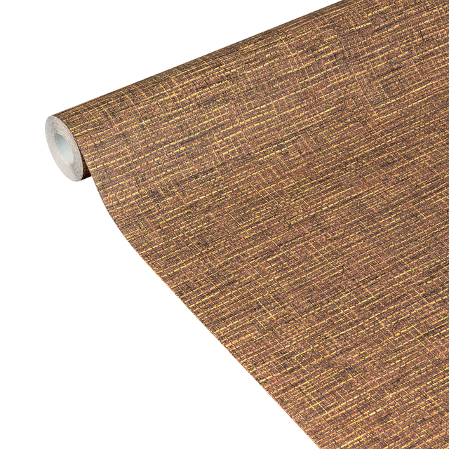 4MURS Papier peint intissé BAKARY coloris Orange Brulée