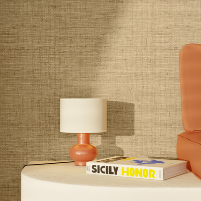 Papier peint intissé Bakary Osier Trame