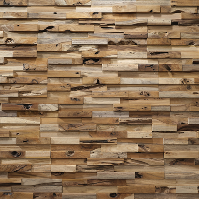 Plaque murale en bois Ultrawood teak bologna Marron