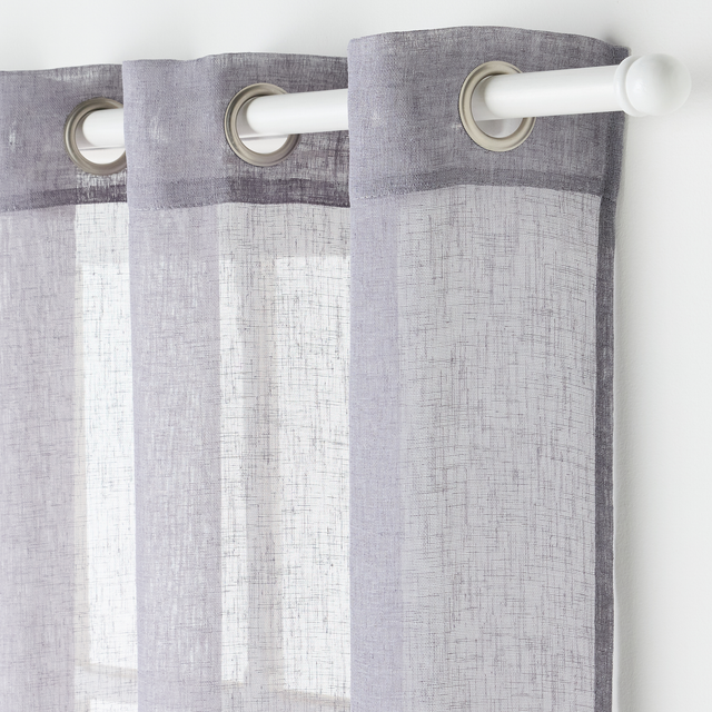 Voilage PROCIDA coloris ciment 140 x 240 cm