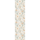 COSMOLIVING Papier peint intissé Still bloom Vert de gris et rose orangé