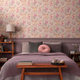 COSMOLIVING Papier peint intissé Petal poetry Multicolore