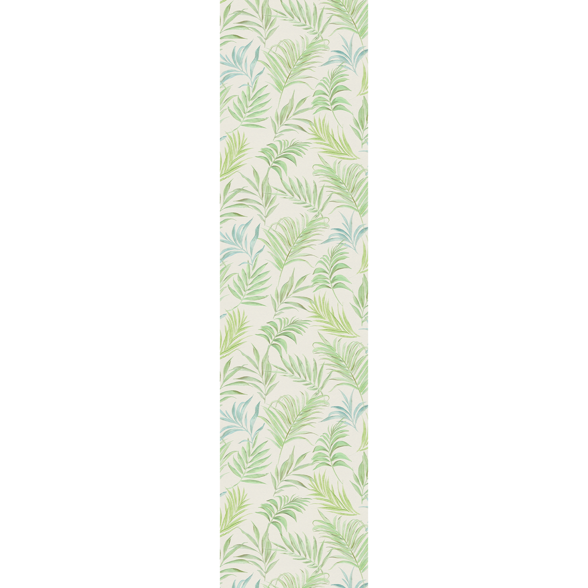COSMOLIVING Papier peint intissé Midnight botanica Blanc et vert pistache
