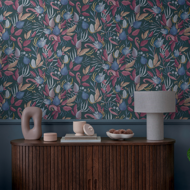 CosmoLiving Papier peint intissé STILL BLOOM multicolore