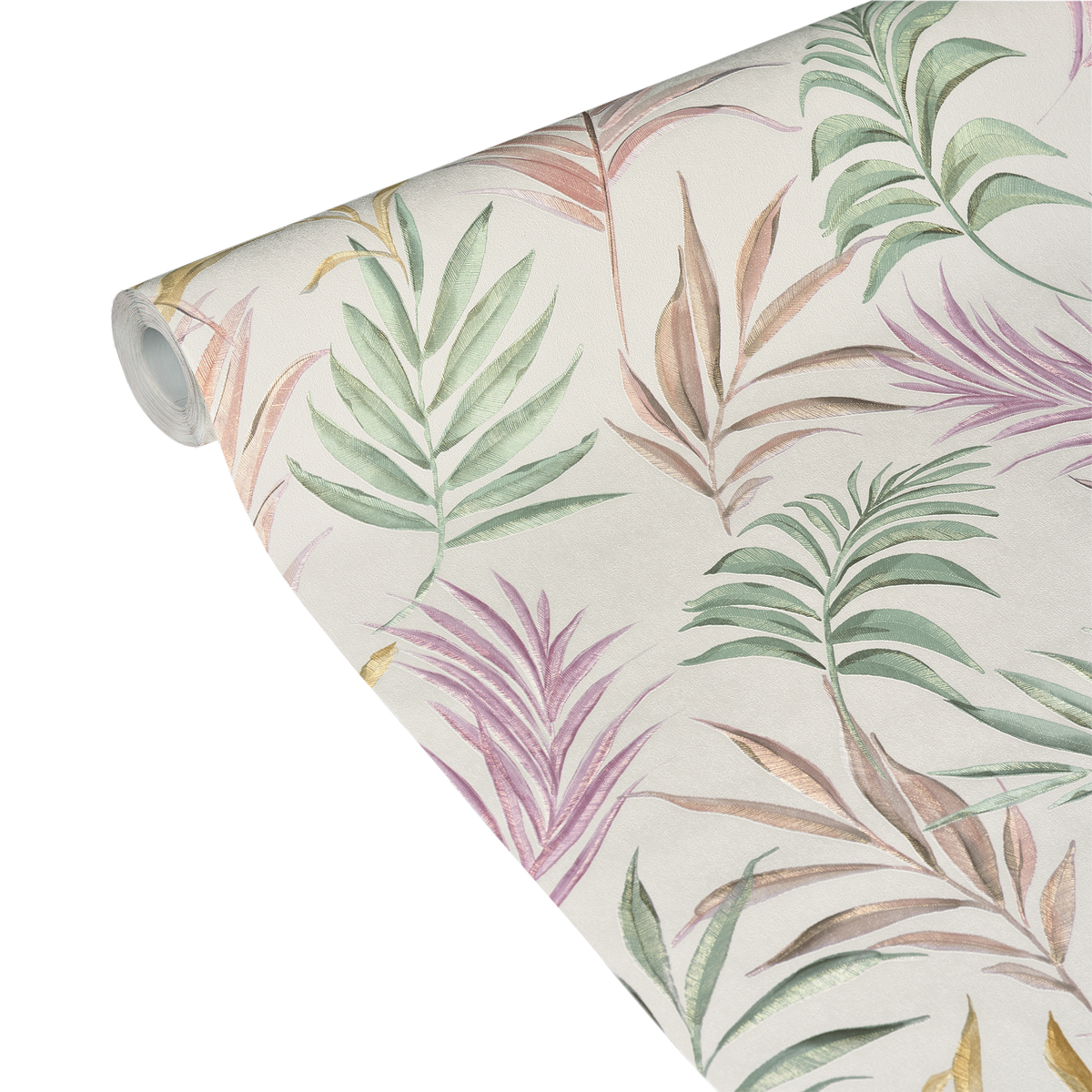 COSMOLIVING Papier peint intissé Midnight botanica Multicolore Structuré