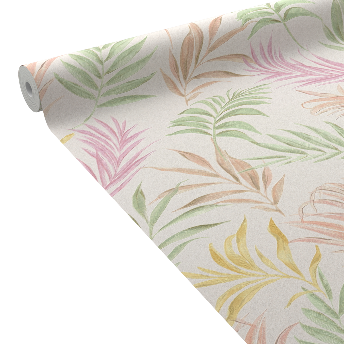 COSMOLIVING Papier peint intissé Midnight botanica Multicolore