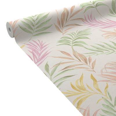 COSMOLIVING Papier peint intissé Midnight botanica Multicolore