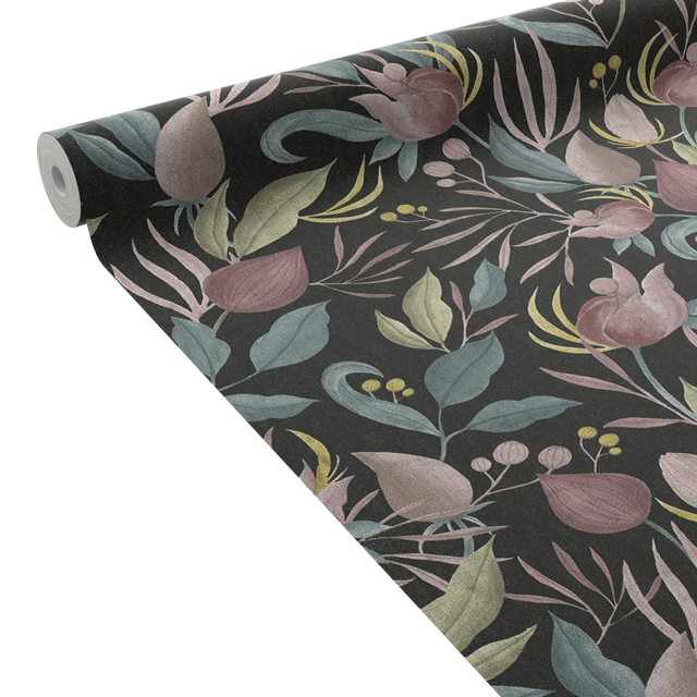 CosmoLiving Papier peint intissé STILL BLOOM multicolore