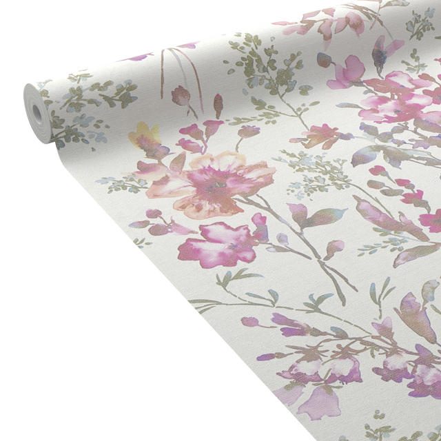 CosmoLiving Papier peint intissé PETAL POETRY multicolore