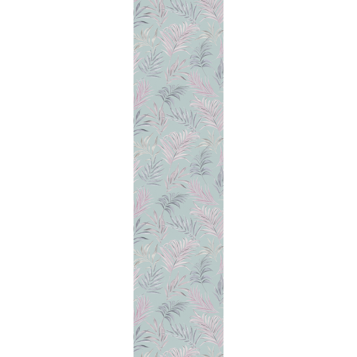 COSMOLIVING Papier peint intissé Midnight botanica Bleu azurin et mauve clair