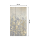 COSMOLIVING Papier peint panoramique L Nature's awakening Gris perle et jaune paille Satiné