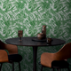 COSMOLIVING Papier peint intissé Earthlines Vert bouteille