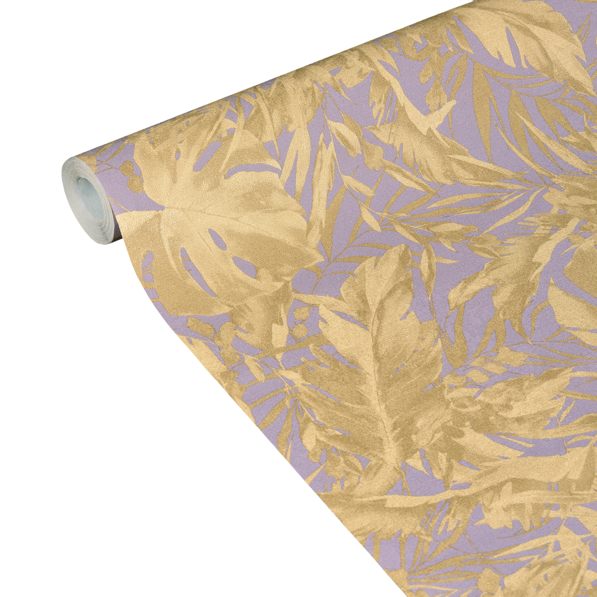 COSMOLIVING Papier peint intissé Earthlines Mauve et doré Trame