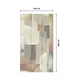 COSMOLIVING Papier peint panoramique L Gustav Lin, beige et gris perle Satiné