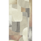 COSMOLIVING Papier peint panoramique L Gustav Lin, beige et gris perle Satiné