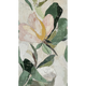 COSMOLIVING Papier peint panoramique L Lush blossom Rose poudré et vert feuille Satiné