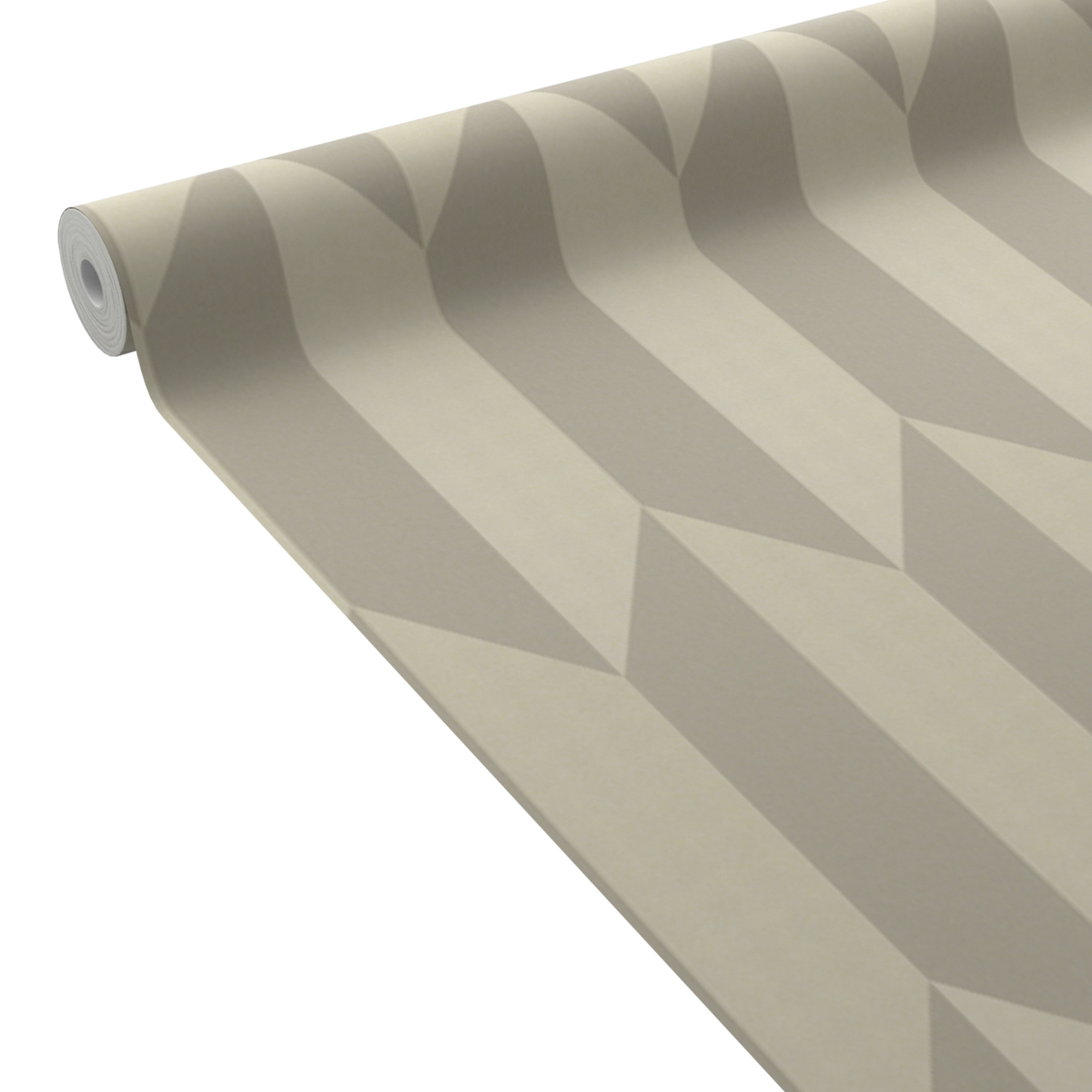 COSMOLIVING Papier peint intissé Graphic groove Argenté