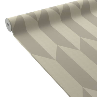 COSMOLIVING Papier peint intissé Graphic groove Argenté