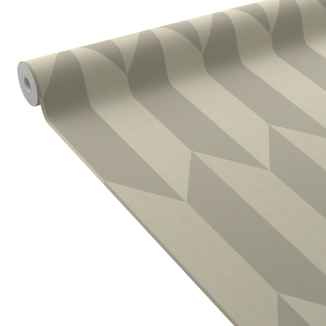 CosmoLiving Papier peint intissé GRAPHIC GROOVE argenté