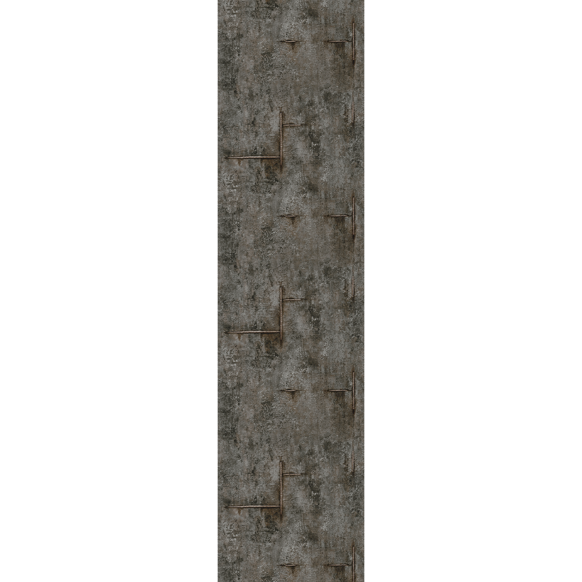 COSMOLIVING Papier peint intissé Graphite groove Gris anthracite Structuré