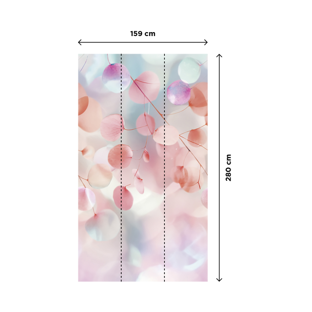 CosmoLiving Papier peint panoramique L FADING FLORA 159 x 280 cm