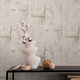 COSMOLIVING Papier peint intissé Graphite groove Gris chaud